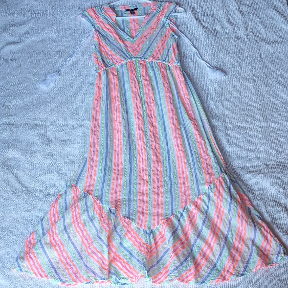 Hatley Multicolor Striped Maxi Dress